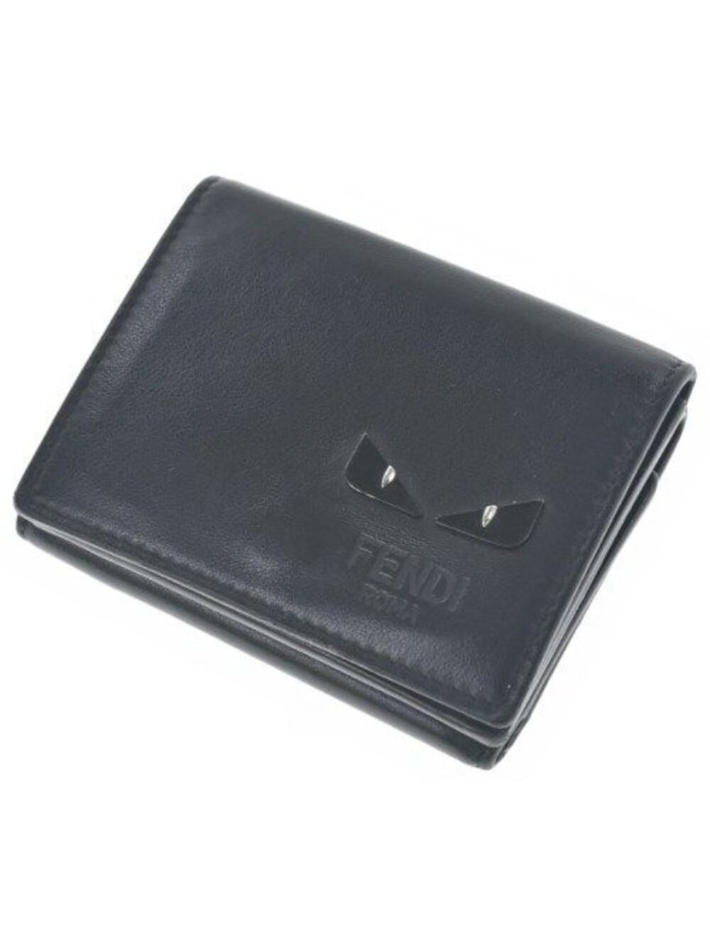 Fendi Bugs Monster Compact Wallet Trifold Coin Purse